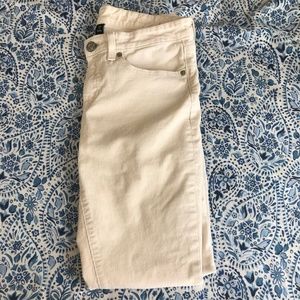 Gap Cream Corduroy Skinny Pants